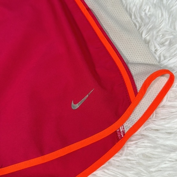 Nike Dri-Fit Pink, Orange & White Mesh Athletic Shorts - Picture 3 of 10